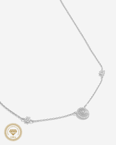 Foto Colar Nossa Senhora das Graças Moissanite 1.2mm- 0.008ct - Prata 925