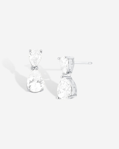 Foto Brinco Gota Silvia - Prata 925