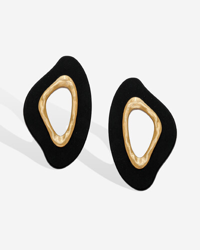 Foto Brinco Ônix Noir