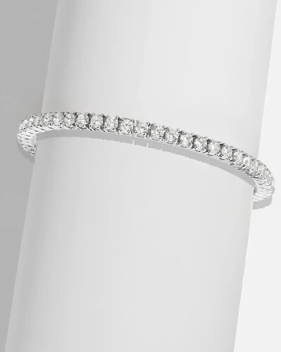 Foto Pulseira Riviera Aurora Moissanite - Prata 925 (3 mm - 18cm)