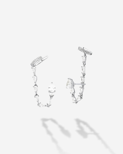 Foto Brinco Ear Line Bianca 2X1