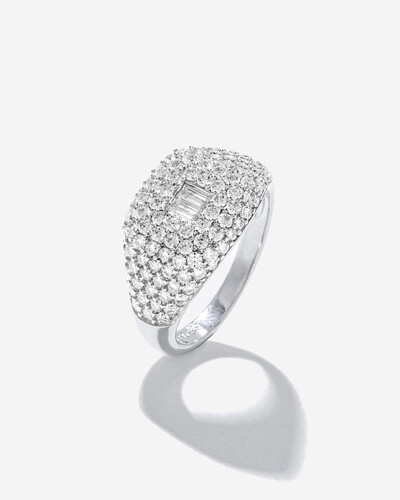 Foto Anel Mindinho Luxo Moissanite - 1.15ct - Prata 925