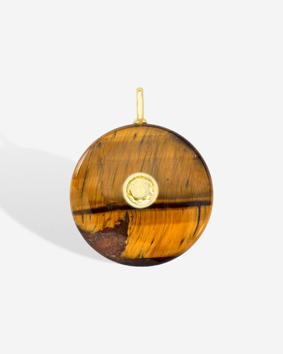 Foto Pingente Natural Circle - Lemon