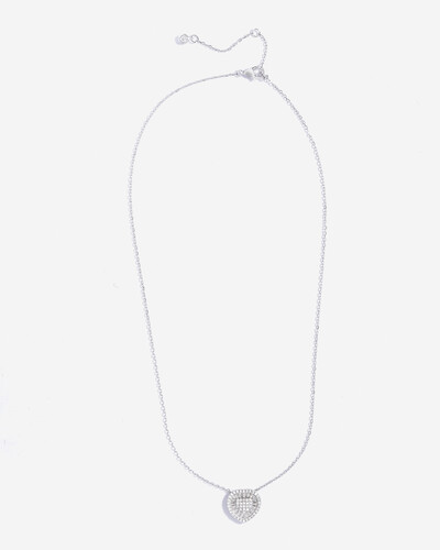 Foto Colar Coração Splendore - Moissanite - 0.83ct - Prata 925