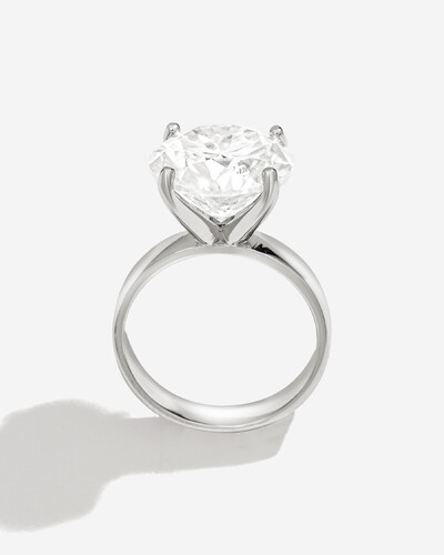 FotoAnel Moissanite Ivis- Moissanite 12,5mm - 7ct - Prata 925