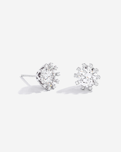 Foto Brinco Moissanite Yara -8mm - 2,0ct Prata 925