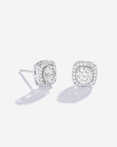 Foto Brinco Alissa - Moissanite 6,0 mm - 0.8ct - Prata 925