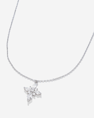 Foto Colar Cruz Louise - Prata 925