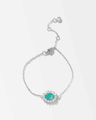 Foto Pulseira Camafeu Beatrice Moissanite 2.0mm - 0.5ct - Prata 925
