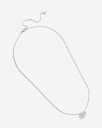 Foto Colar Évora Moissanite - 8 mm - Prata 925