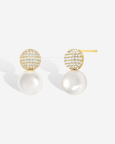 Foto Brinco Pérola Taylor Shine