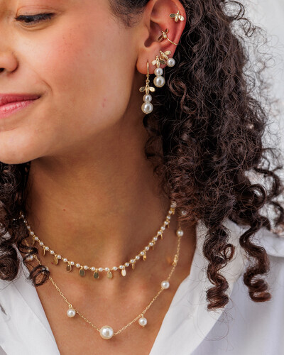 FotoBrinco Argola Melissa Pérola