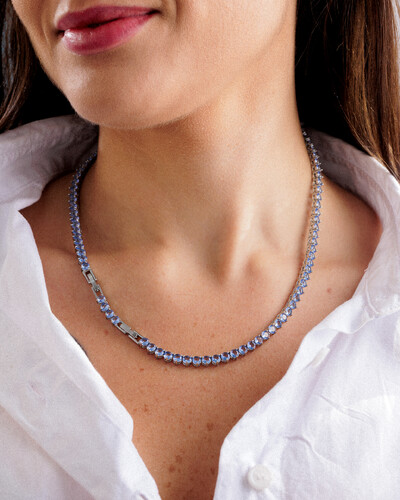Foto Colar Riviera Colors 3mm - 3 garras - 42cm