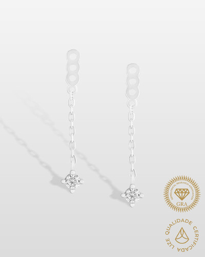Foto Tarraxa Line Odine Moissanite 3mm - 0,10ct - Prata 925