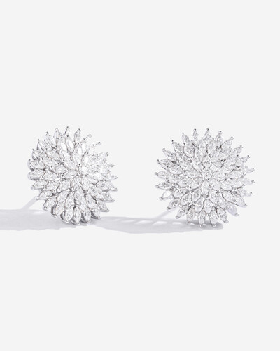 Foto Brinco Zinia - Moissanite 1,9 mm - 5.7ct - Prata 925