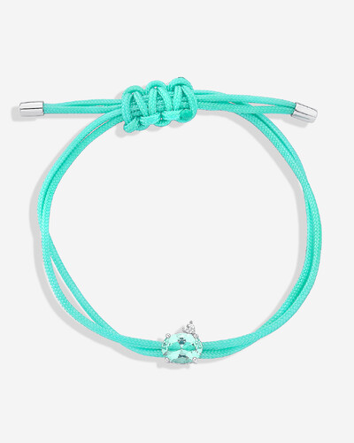 Foto Pulseira Fio Encerado Ella Oval - Prata 925