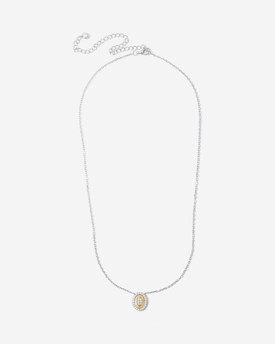 FotoColar Duo Composê- Oval - Prata 925