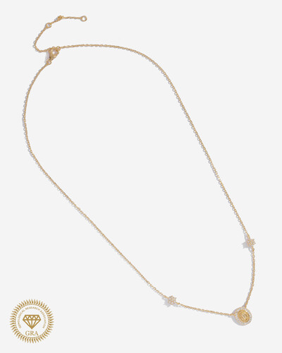 Foto Colar Nossa Senhora das Graças Moissanite 1.2mm- 0.008ct - Prata 925