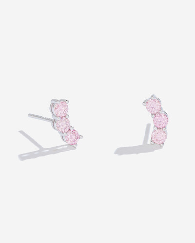 Foto Brinco Ear Cuff Noelle- Moissanite 3 mm - 0.1ct - Prata 925