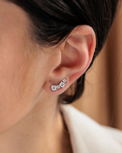 FotoBrinco Ear Cuff Lene - Prata 925