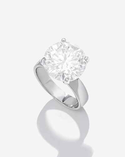 Foto Anel Moissanite Ivis- Moissanite 12,5mm - 7ct - Prata 925