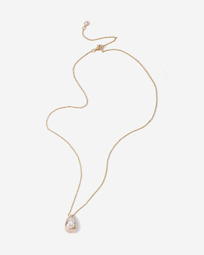 Foto Colar Gota Celine - Moissanite 10 mm - 2.0ct -Prata 925