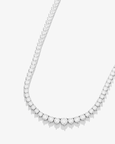 Foto Colar Riviera Moissanite Essenza - 31.1ct - 42 cm -Prata 925