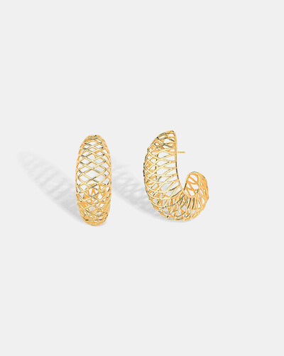 Foto Brinco Argola Tramas Gold