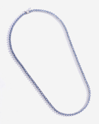 Foto Colar Riviera Bianca Sky - Prata 925 (40 cm - Zircônia 3 mm - 3 garras)