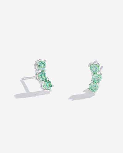 Foto Brinco Ear Cuff Noelle- Moissanite 3 mm - 0.1ct - Prata 925