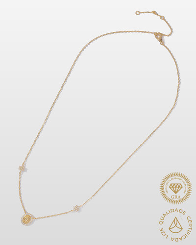 Foto Colar Nossa Senhora das Graças Moissanite 1.2mm- 0.008ct - Prata 925
