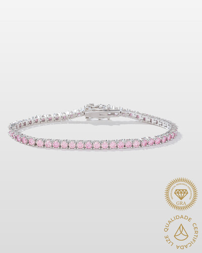 Foto Pulseira Riviera Mavi - Moissanite 0.6ct - 2,5 mm - Prata 925