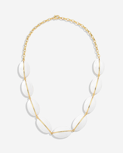 Foto Colar Oval Fine White