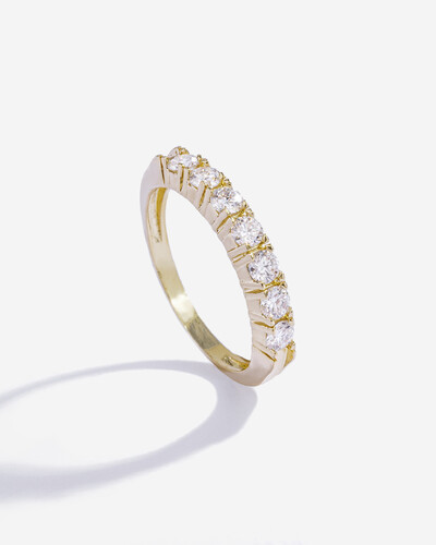 Foto Anel Aparador Moissanite Davina- 3,0mm- 0,1 ct