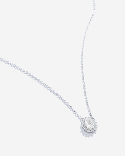 FotoColar Camafeu Oval - Moissanite - 1.5ct - Prata 925