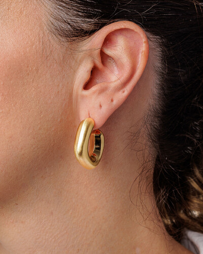 FotoBrinco Argola Acetinada Lara