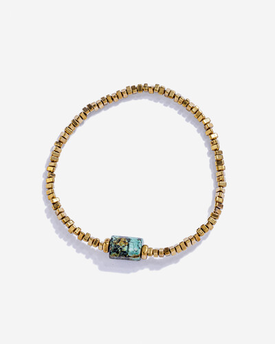 Foto Pulseira Tubo Áxis - Hematitas