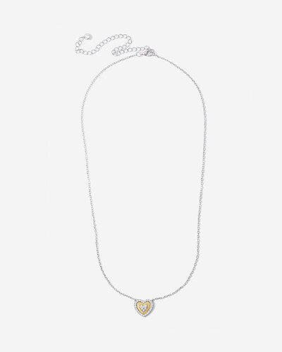 FotoColar Duo Composê- Coração - Prata 925