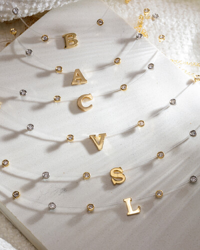 FotoColar Fio Invisível Inicial Luiza - Personalizado