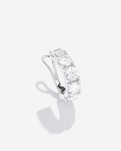 Foto Piercing Aurora- Moissanite 3,5 mm - 0.2ct- Prata 925