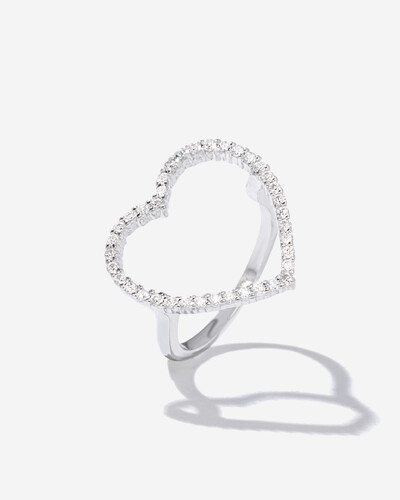 Foto Anel L'amour Moissanite - 0.34ct - Prata 925