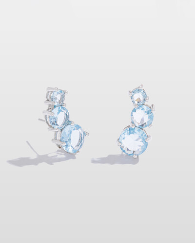 Foto Brinco Ear Cuff Helena Colors - Silver