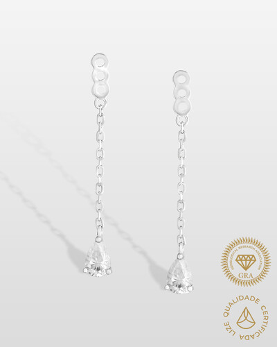 Foto Tarraxa Line Noelle Moissanite 4x5mm - 0,50ct - Prata 925