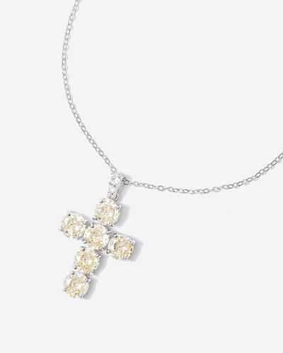 Foto Colar Crucifixo Latino - Prata 925