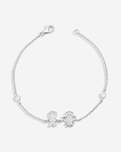 Foto Pulseira Filhos- Prata 925