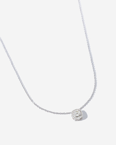 FotoColar Ária Moissanite - 5 mm - Prata 925