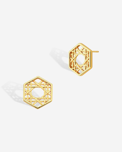 Foto Brinco Geometric Hex - P