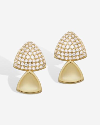 Foto Brinco Duo Triangle