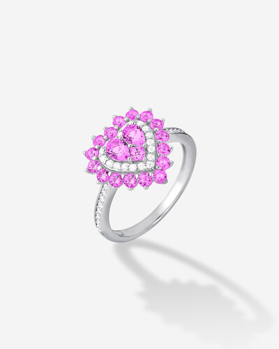 Foto Anel Coração Lavinia - Prata 925