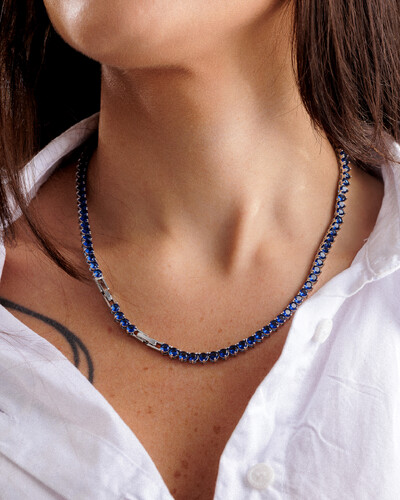 Foto Colar Riviera Colors 3mm - 3 garras - 42cm